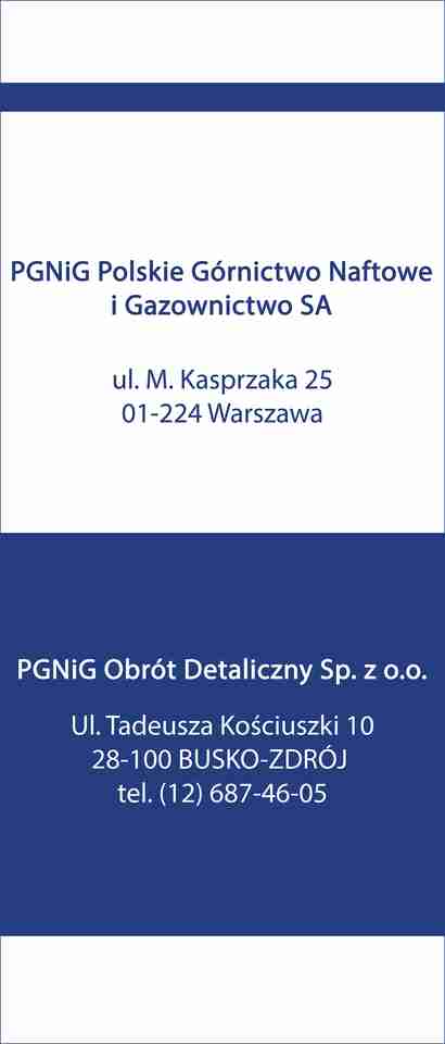 PGNiG Obrót Detaliczny Sp. z o.o. - energia BUSKO-ZDRÓJ energia BUSKO-ZDRÓJ